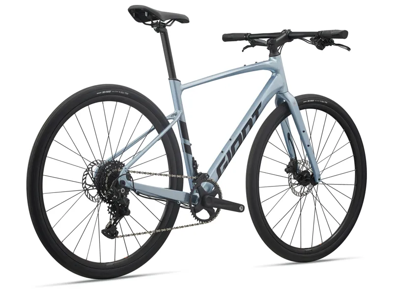 Giant FastRoad AR 2 2026 Flat Bar Road Bike - Glacier Silver-1