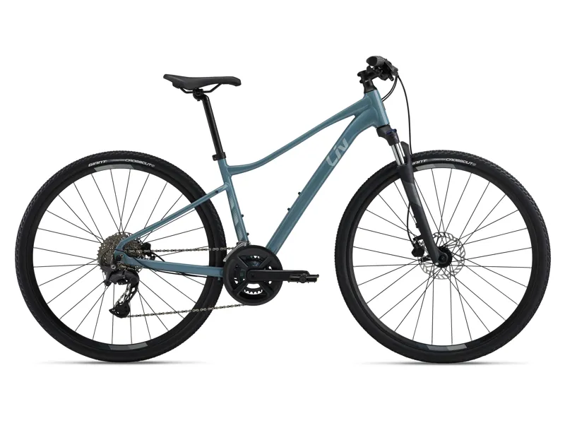 Liv Rove 2 2026 Women's Hybrid Bike - Grey Cloud