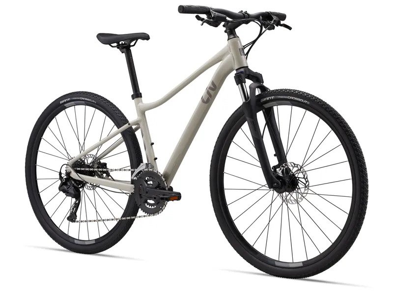 Liv Rove 3 2026 Women's Hybrid Bike - Pulp Gray-1