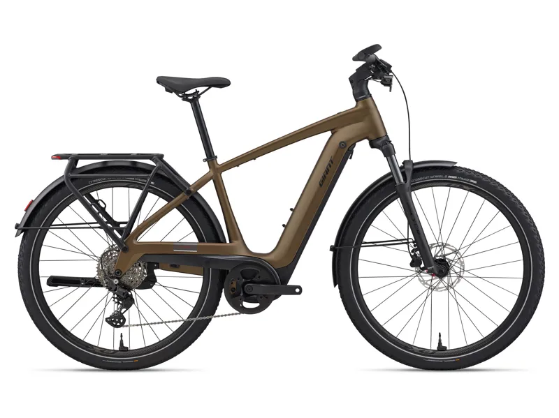 Giant Explore E+ 3 Double Diamond 2026 Electric Hybrid Bike - Pyrite Brown