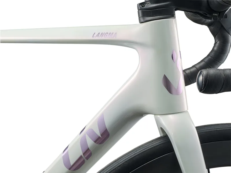 Liv Langma Advanced Pro 1 2026 Women's Road Bike - Fancy White-4
