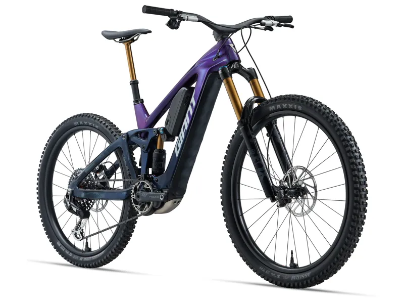 Giant Reign Advanced E+ 0 2026 Electric Mountain Bike - Purple Haze/Navy-1