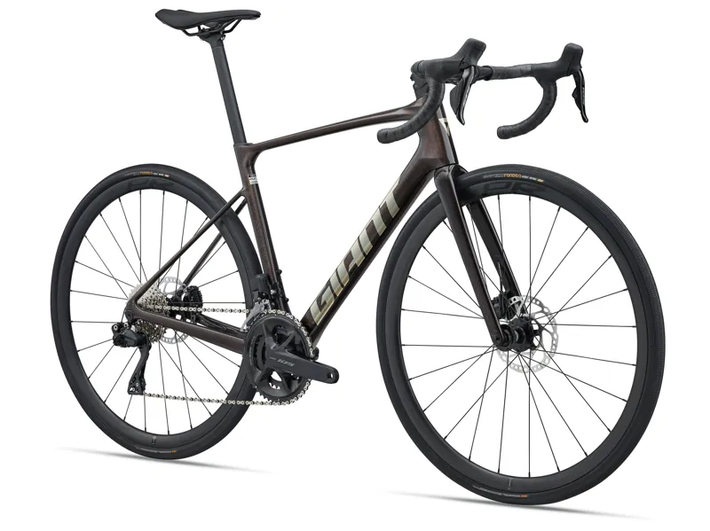 Giant Defy Advanced 1 2027 Carbon Endurance Road Bike - Obsidian Pulse-1