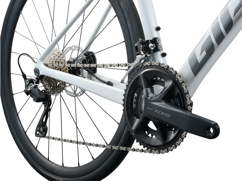 Giant Defy Advanced 2 2027 Carbon Endurance Road Bike - Pearl White-2