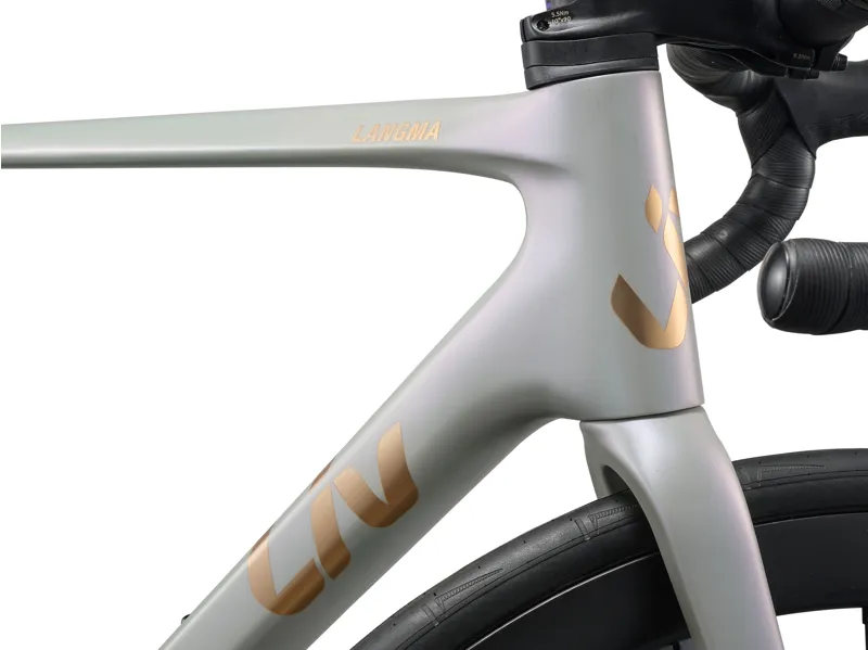 Liv Langma Advanced Pro 1-PC 2027 Women's Carbon Road Bike - Supernova Grey-4