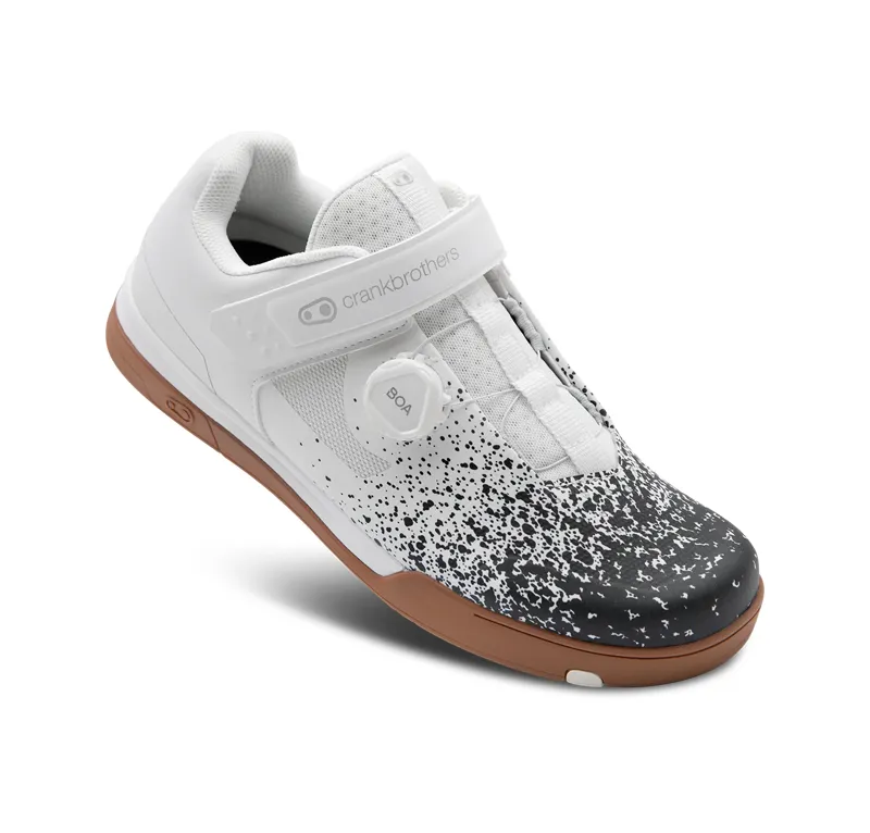 Crank Brothers Mallet BOA MTB Shoes - Black/White Splatter