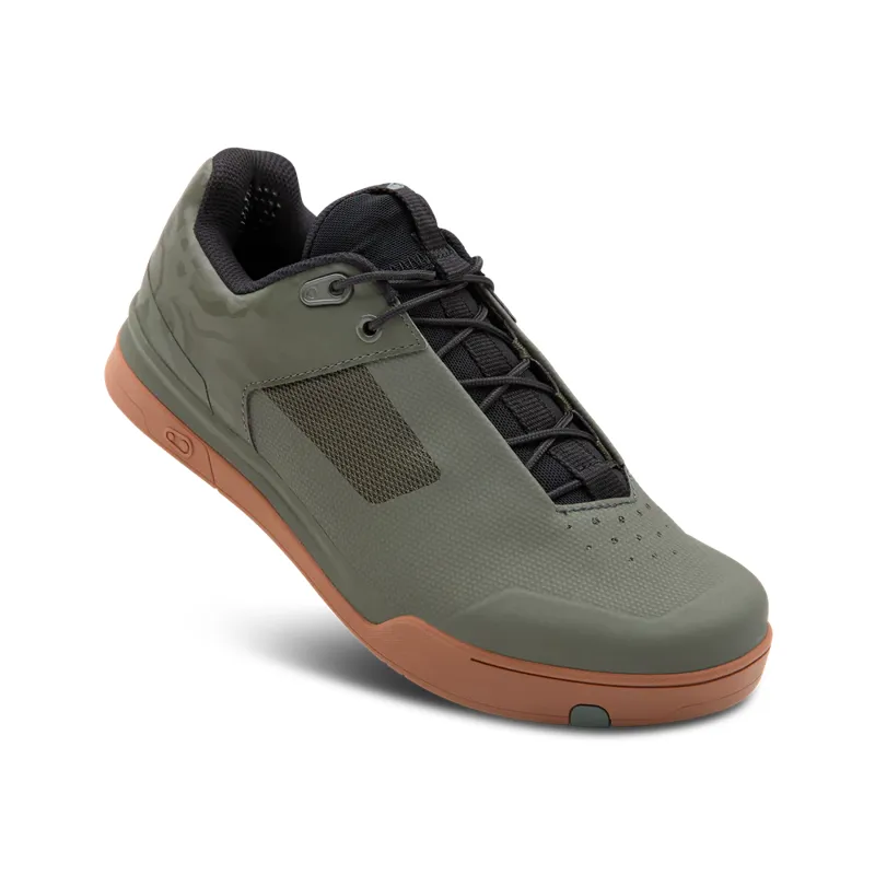 Crank Brothers Mallet Lace MTB Shoes - Camo Green/Gum