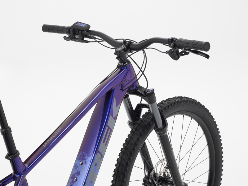 Trek Marlin+ 8 29er 2026 Electric Hardtail MTB - Purple Flip/Black-2