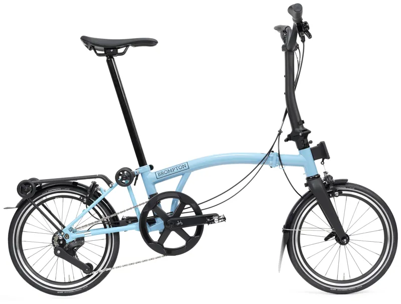 Brompton P line V2 4 Speed Mid Bar Superroll 2026 Folding Bike - Cloud