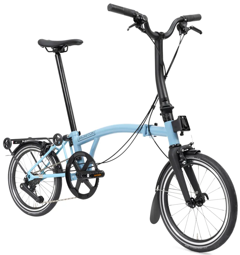 Brompton P line V2 4 Speed Mid Bar Superroll 2026 Folding Bike - Cloud-3