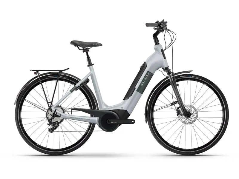 Raleigh Motus LTD Lowstep 2025 Electric Hybrid Bike - Ice White