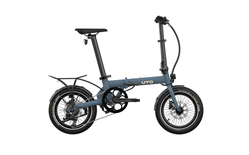 UTO Morning OG16 2026 Electric Folding Bike - Ocean Blue