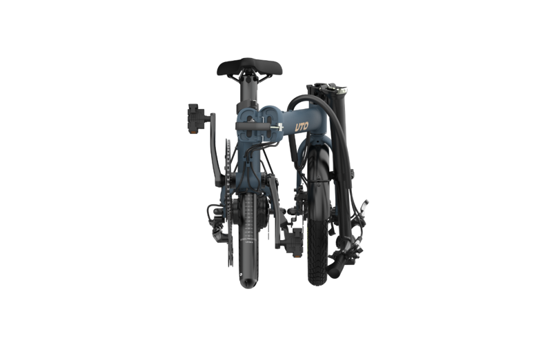 UTO Morning OG16 2026 Electric Folding Bike - Ocean Blue-2