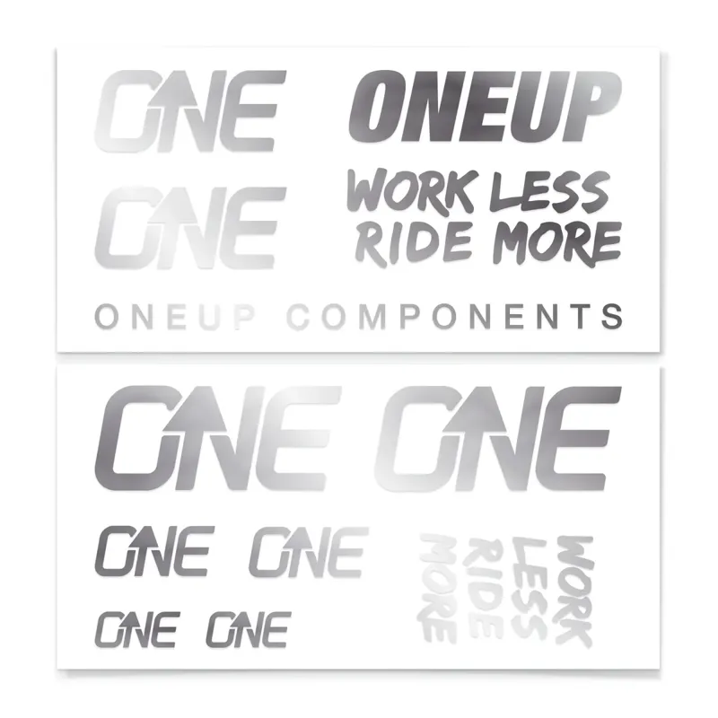 One Up Decal Kit - Silver