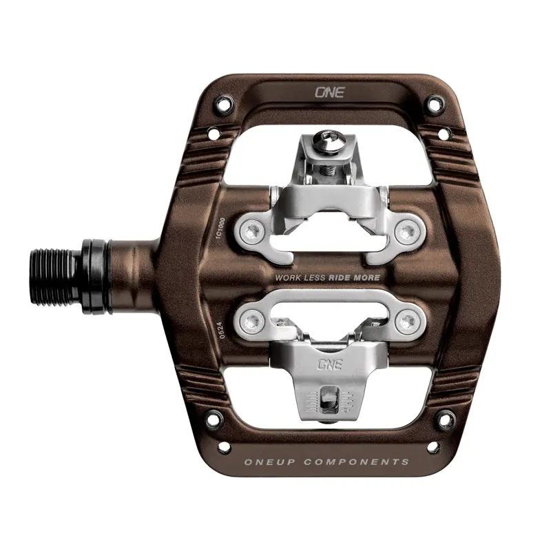 One Up Clip MTB Pedals - Bronze-1