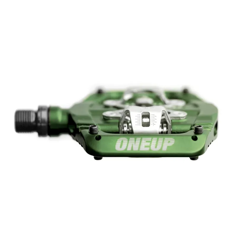 One Up Clip MTB Pedals - Dark Green-5