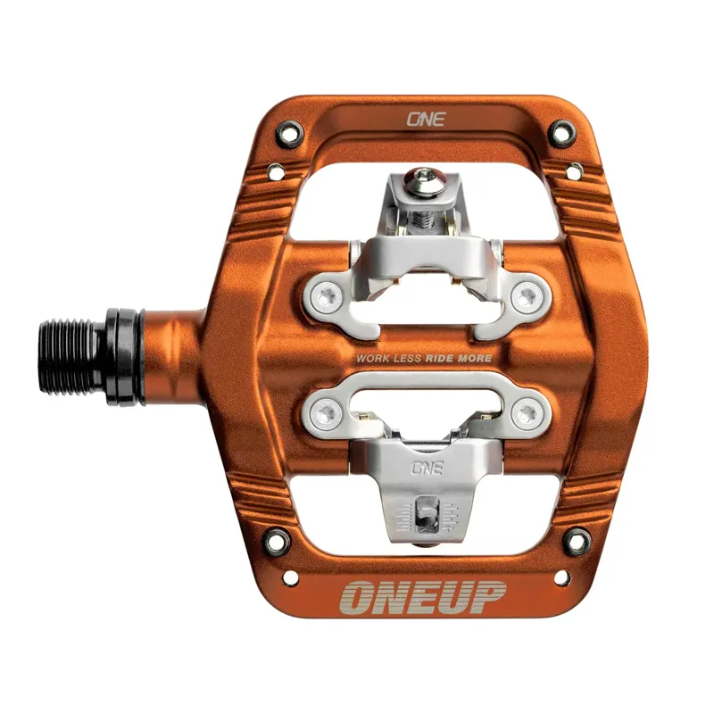 One Up Clip MTB Pedals - Orange