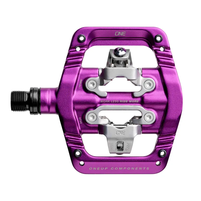 One Up Clip MTB Pedals - Purple-1