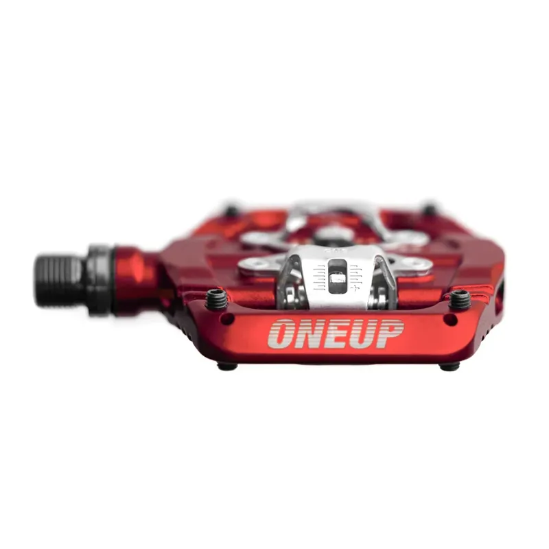 One Up Clip MTB Pedals - Red-5