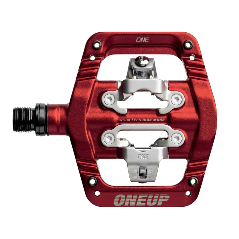 One Up Clip MTB Pedals - Red