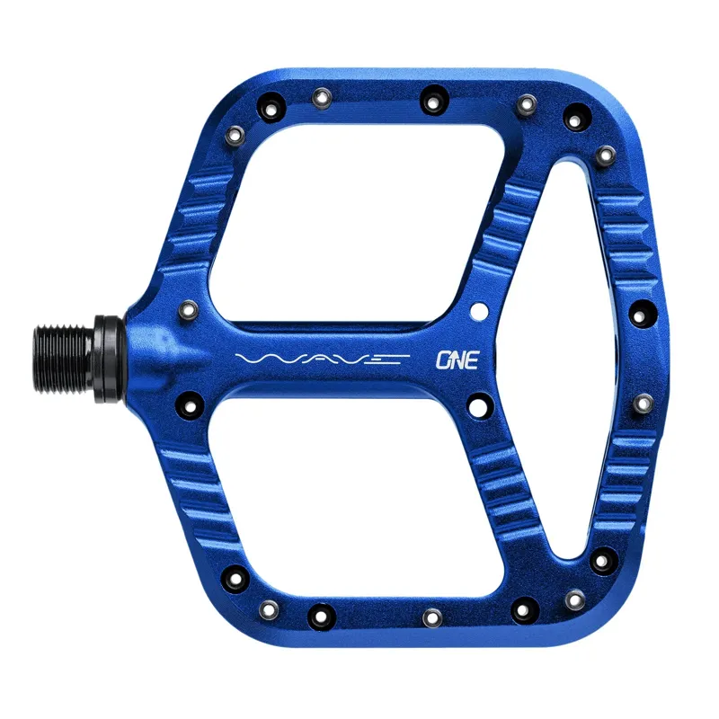 One UP Wave Flat MTB Pedals - Dark Blue