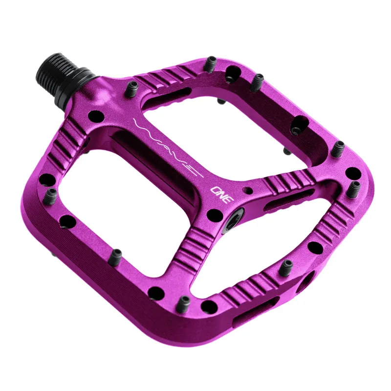 One UP Wave Flat MTB Pedals - Purple-1
