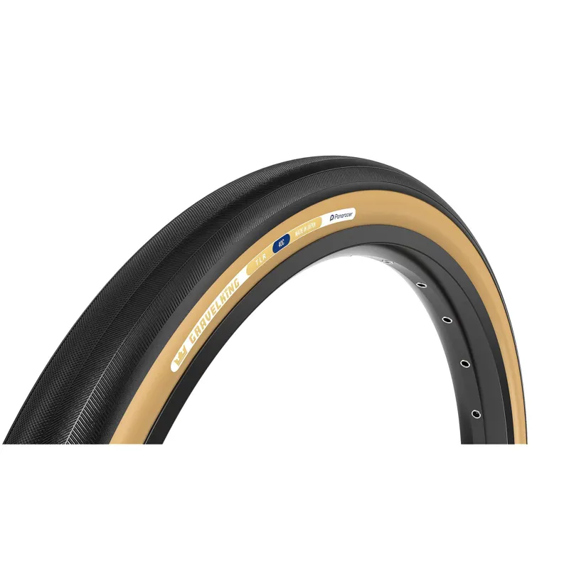 Panaracer GravelKing Slick TLR Gravel Tyre - Black/Brown