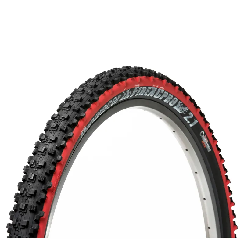 Panaracer Fire XC Mountain Bike Tyre Red 26 x Black/Red