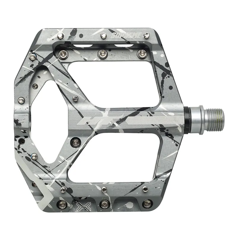 HT Components ANS-10 Supreme Flat MTB Pedals - Grey Camo