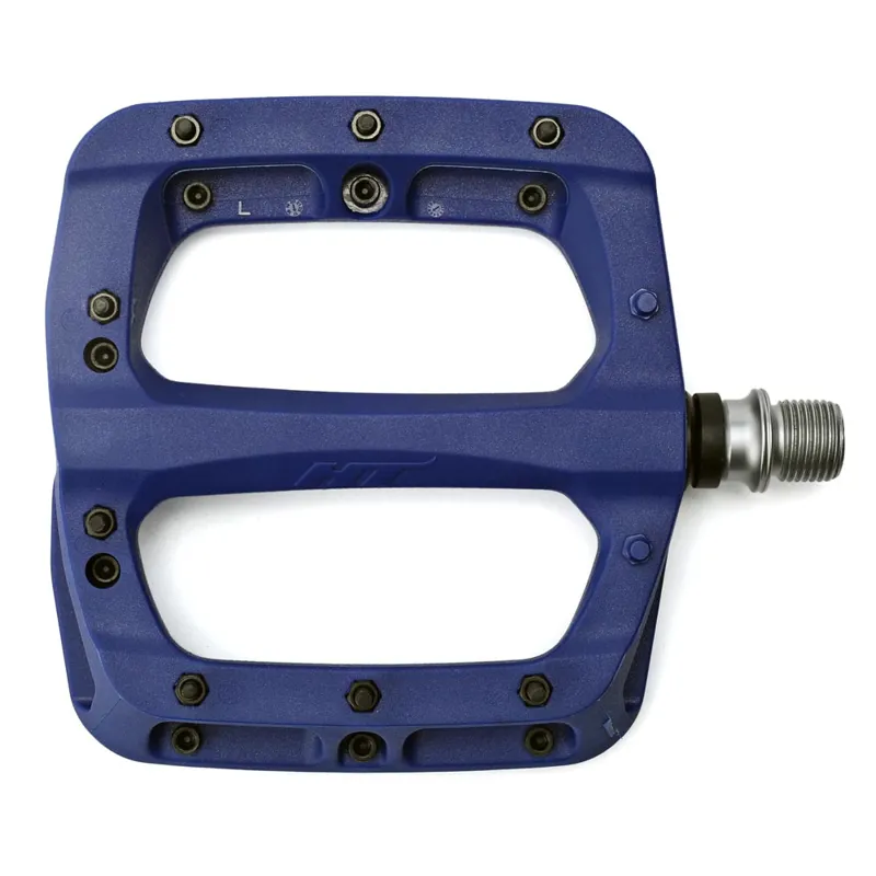 HT Components PA03A 9/16-inch Flat MTB Pedals - Dark Blue