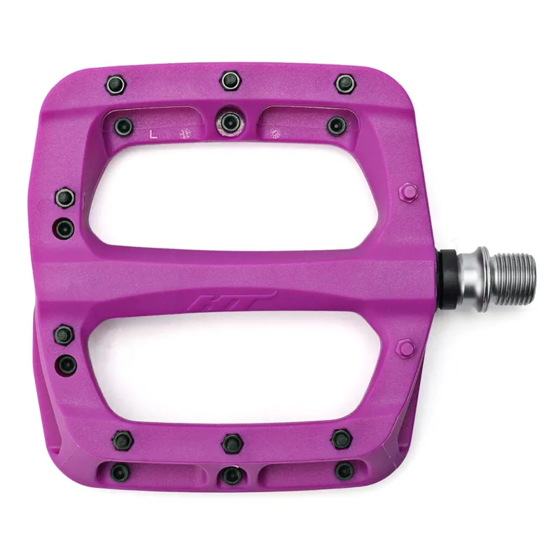 HT Components PA03A 9/16-inch Flat MTB Pedals - Purple