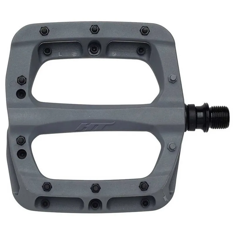HT Components PA03A 9/16-inch Flat MTB Pedals - Grey