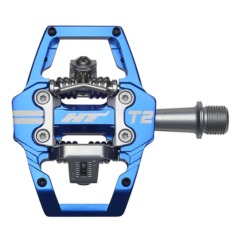 HT Components T2 Clipless MTB Pedals - Blue