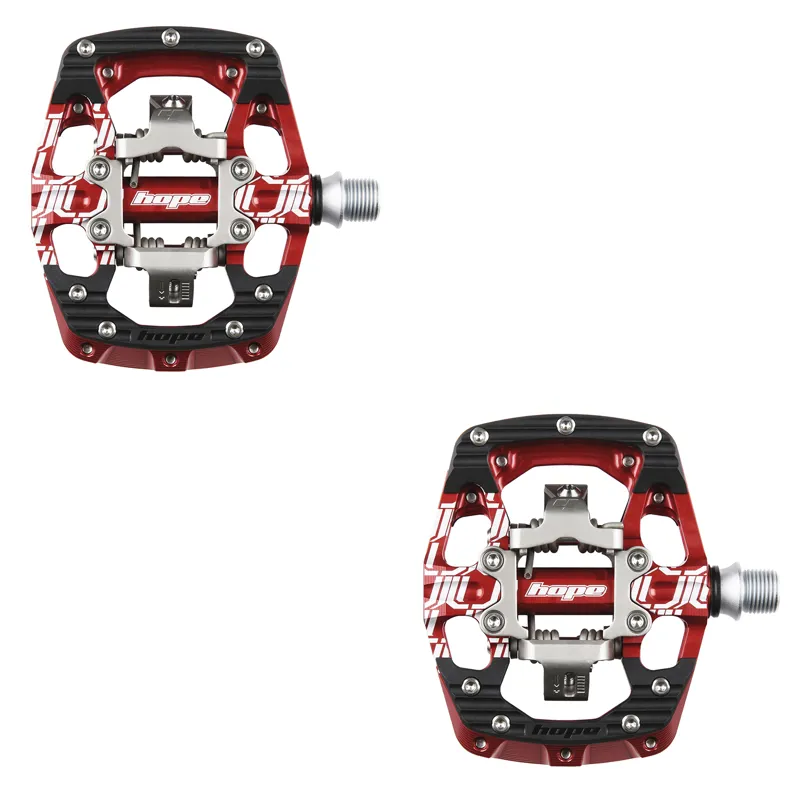 Hope Union Gravity MTB Clipless Pedals - Pair - Red
