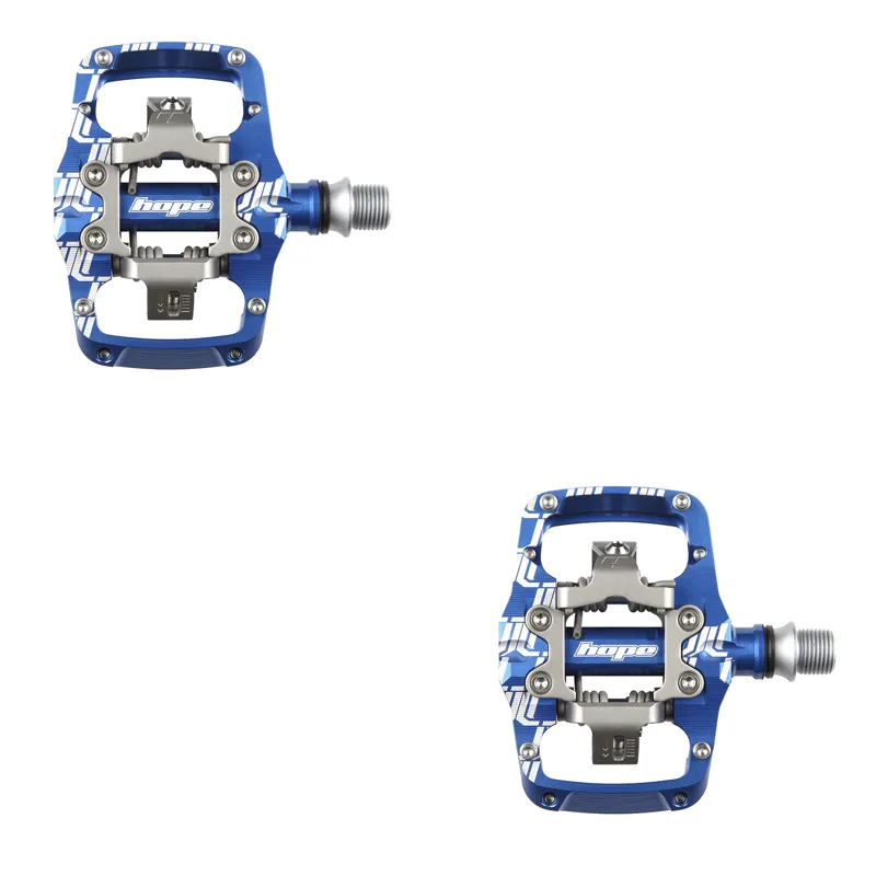 Hope Union Trail MTB Clipless Pedals - Pair - Blue
