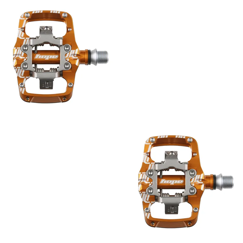 Hope Union Trail MTB Clipless Pedals - Pair - Orange