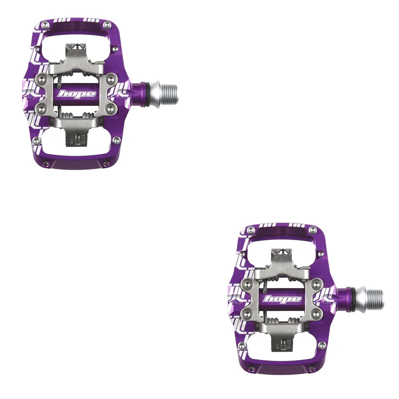 Hope Union Trail MTB Clipless Pedals - Pair - Purple