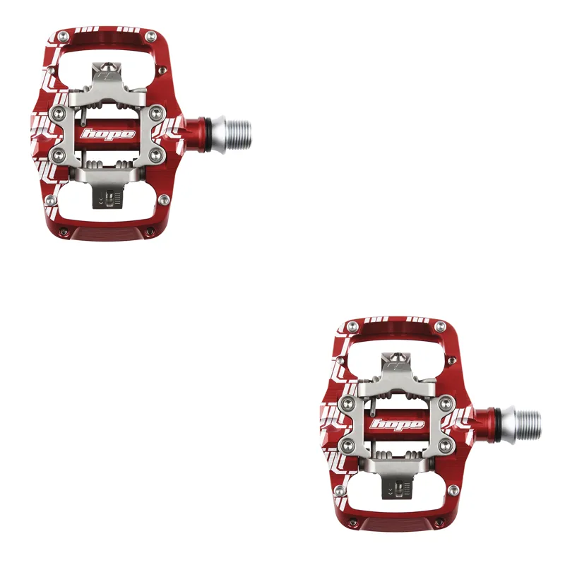 Hope Union Trail MTB Clipless Pedals - Pair - Red