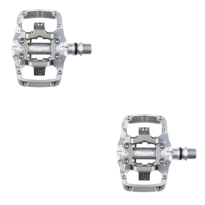 Hope Union Trail MTB Clipless Pedals - Pair - Silver