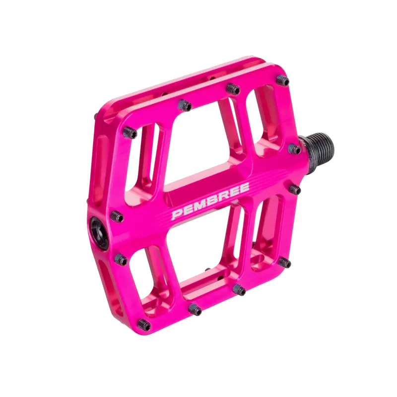 Pembree D3A Flat MTB Pedal - Small - Pink-1