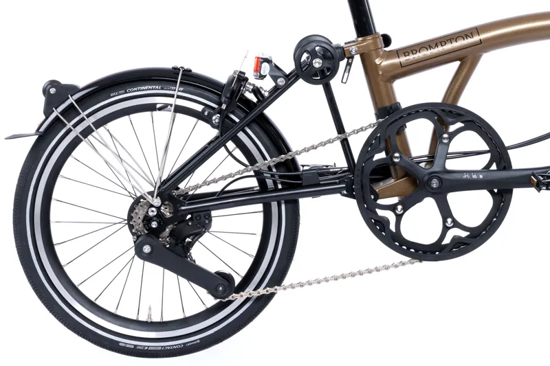 Brompton M12L P line 2025 12 Speed Folding Bike - Bronze Sky