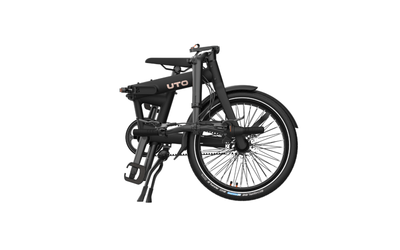 UTO Afternoon PRO20NE 20 Wheel 2026 Folding Bike - Onyx Black-1
