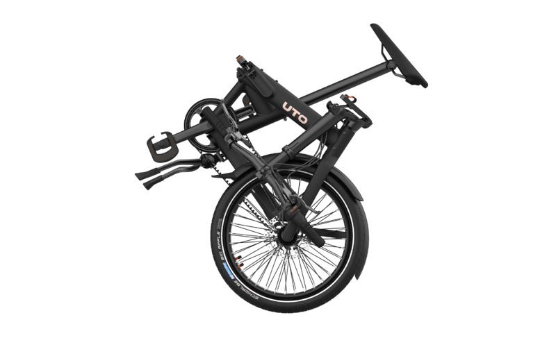 UTO Afternoon PRO20NE 20 Wheel 2026 Folding Bike - Onyx Black-2