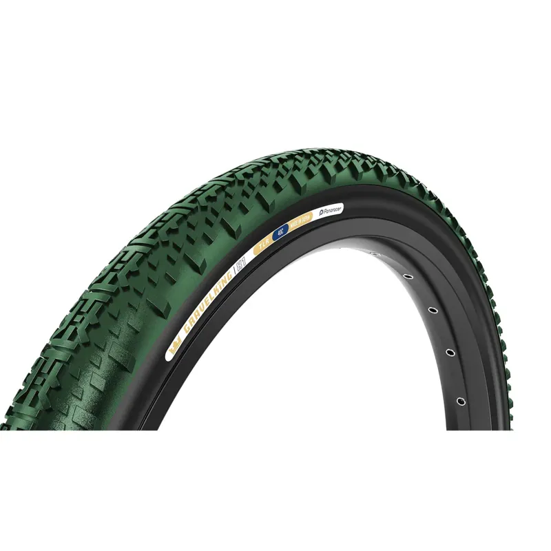 Panaracer GravelKing X1 Colour Edition TLR 700c Gravel Tyre - British Racing Green/Back