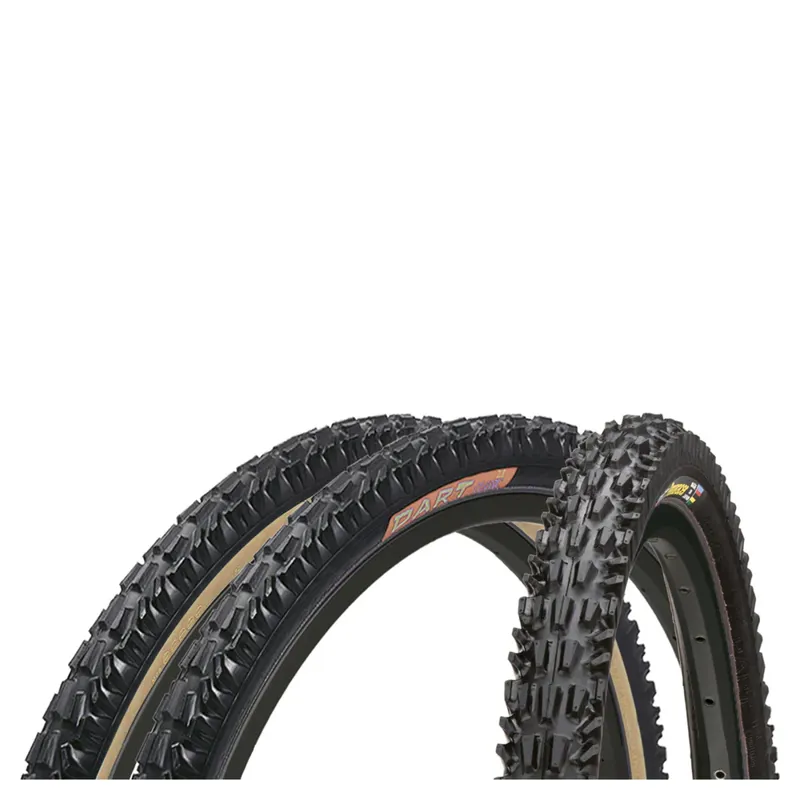 Panaracer Dart Classic Folding MTB Tyre - 26x2.10 inch - Black/Amber