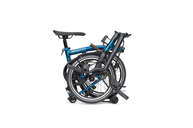 Brompton P Line 12-speed SuperRoll+ Mid Bar 2027 Folding Bike - Pacific Lacquer-2