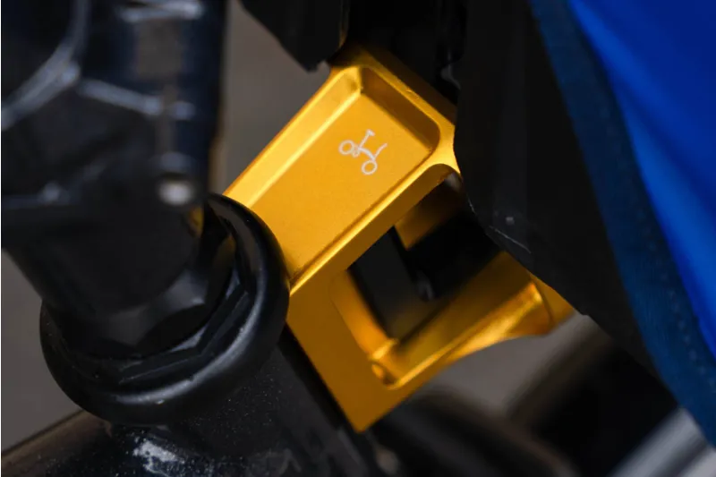 Brompton ColourLab Forged Front Carrier - Gold-9