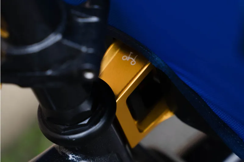 Brompton ColourLab Forged Front Carrier - Gold-8