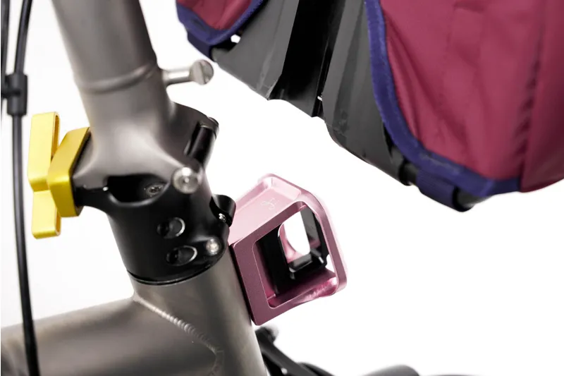 Brompton ColourLab Forged Front Carrier - Pink-7
