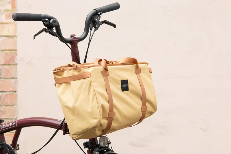 Brompton Basket Bag - Large - Sand-5